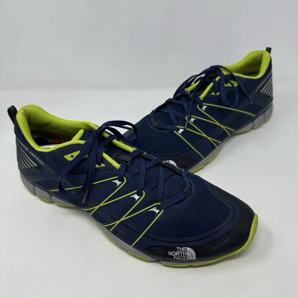 The North Face Litewave Ampere Phantom BLue/Yellow NF00CXT9 GPL Men's Size‎ 13